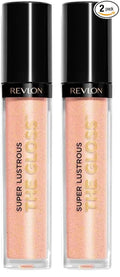 REVLON Super Lustrous Lip Gloss, Non-Sticky, Hydrating, High Shine Finish, 255 Sandstorm, 0.13 oz (Pack of 2)