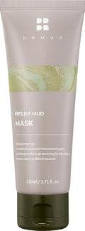 BRMUD Relief Mud Mask | Celeb's Choice Mud Mask - Body Mud Hydrating & Moisturizing Deep Pore Cleanser Face & Body Mask w/ 91.8% Nature-Derived Ingredients - K Beauty Body Mud (3.72 fl oz)