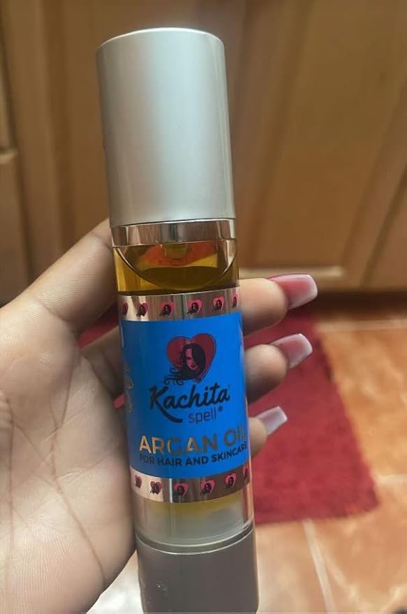 Kachita Spell Hair Treatment Capillary Rejuvenating System Formaldehyde Free Deep Repair + Argan Oil for Dry Damaged Hair Bundle for All Hair Types