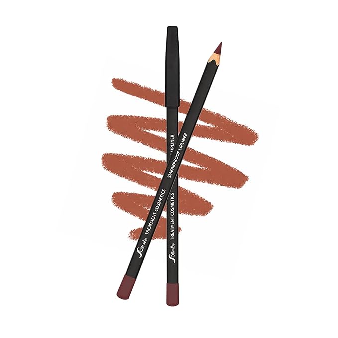 Sorme Waterproof Lip Liner - Non-splintering Smearproof Lip Liner - Revitalizing with Lecithin, Vitamins C and E