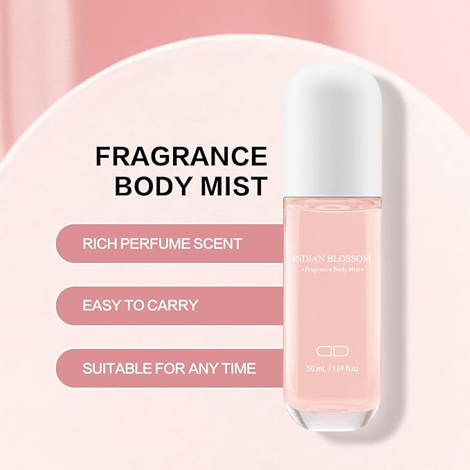 Roseye Hair & Body Perfume Mist – Jasmine Fragrance – Refreshing Scent Travel Size 1.7 Fl Oz/50ml