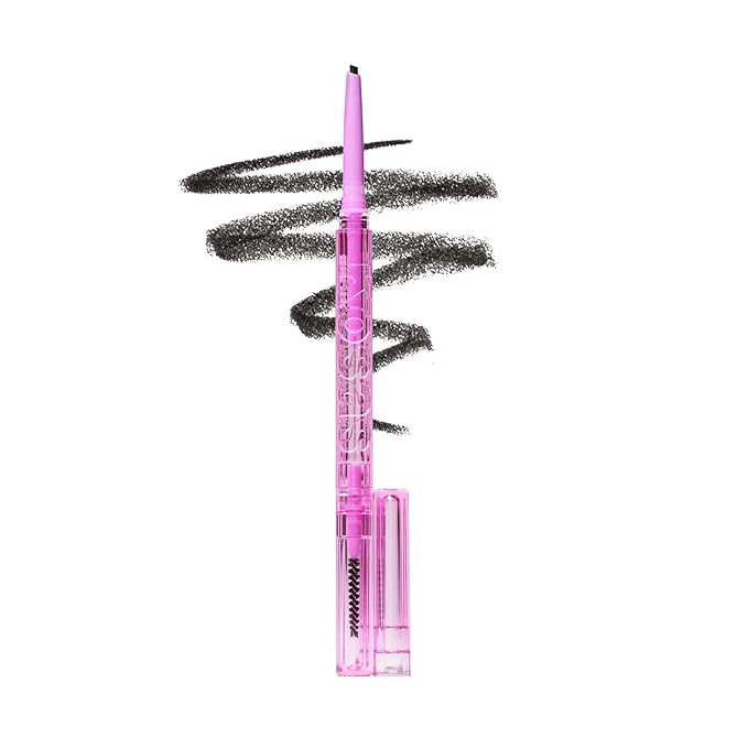 Kosas Brow Pop Eyebrow Pencil – Brow Pencil with Spoolie, Black
