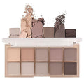 CAKAILA 10 Colors Nude Gray Taupe Matte Eyeshadow Palette,Neutral Nude Eye Shadow Palette,Long Lasting Waterproof Travel Size Makeup Pallete,Vegan,Cruelty -free