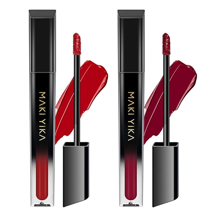 MAKI YIKA Dark Brown Lipstick for Women Color Stay Long Lasting Lipsticks Smudgeproof Matte Liquid Lipstick Waterproof Maduro Lip Color, Dark Maduro | quick dry, waterproof