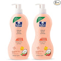 Parachute Advansed Radiant Glow Body Lotion with Coconut Milk, Vitamin-C, Rosehip Oil, Niacinamide, 100% Natural Moisturizers, for All Skin Types, 13.5 fl oz, Pack of 2