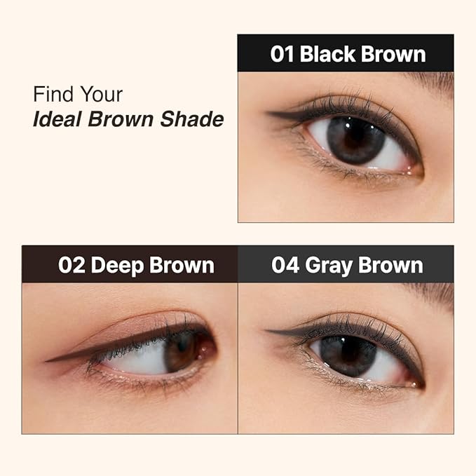 CLIO Extreme Gelpresso Pencil Eyeliner, Gel Smooth Waterproof Formula, One Swipe High Pigment Color, Smudge Resistant Long Wear, Creamy Glide, Blend Control, Defined Eye Precision (002 Deep Brown)