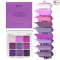 URQT Purple Amethyst Crush Eyeshadow Palette – 9 Pigmented Violet & Berry Shades with Matte, Glitter & Shimmer Finishes, Blendable Long-Wear Eye Makeup for Party Looks