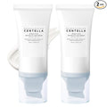 2PCS Centella Sunscreen SPF 50, 50ML Sunscreen Face Serum, Daily UV Defense Sunblock Summer Sunscreen for Face, Travel Essentials for Black Girl