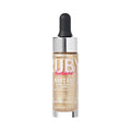 Ruby Kisses Radiant Drops, Shimmer Liquid Highlighter Makeup, Smooth Illuminator for Face Body, Natural Glow Dewiness Glitter for Skin (Champange)