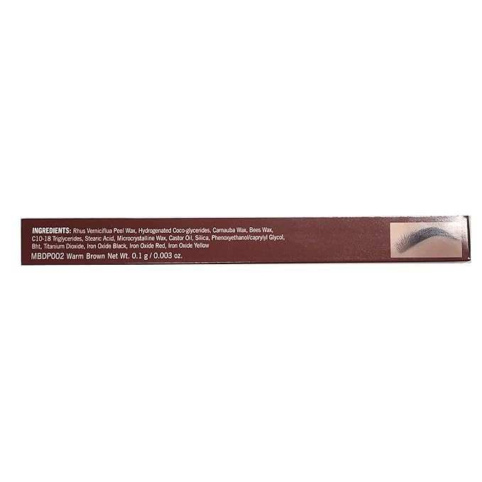 Sistar Micro Brow Defining Pencil Stylist Waterproof Eyebrow Pencil, Ultra Fine Double Ended Fill and Shape (Warm Brown)