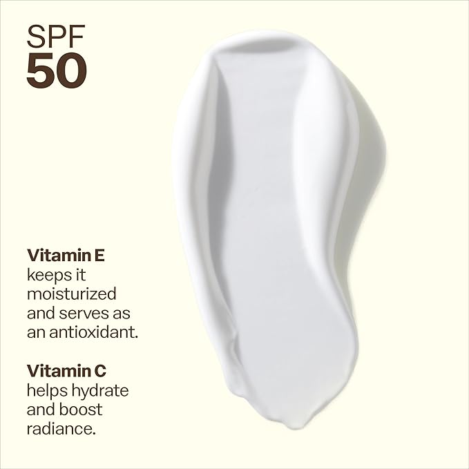 Sun Bum Daily SPF 50 Face Sunscreen Lotion - Broad Spectrum Moisturizing Facial Sunscreen with Vitamin E - Vegan and Hawaii 104 Act Compliant (Without Octinoxate & Oxybenzone) - Travel Size 1.7 oz