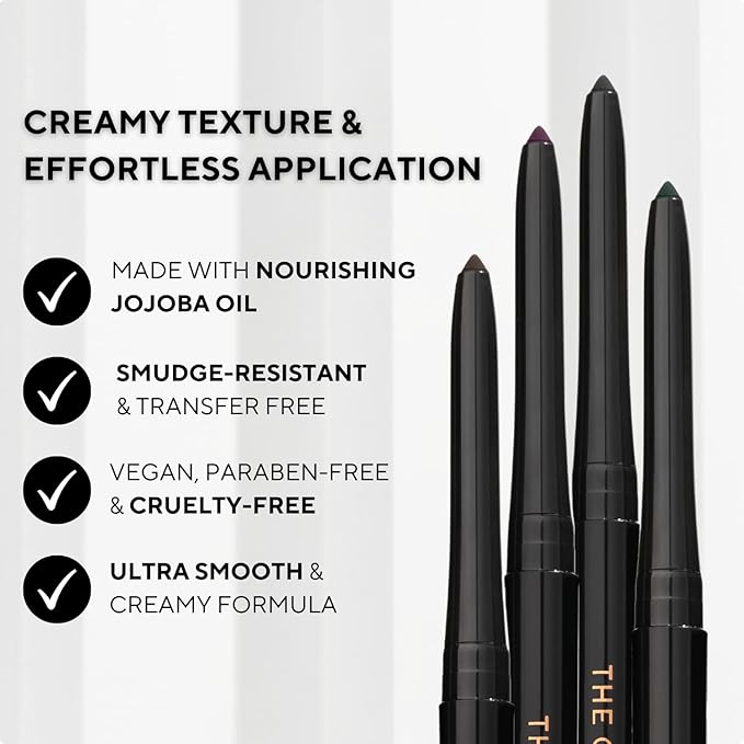 Shades By Shan The Gel Eyeliner, Long-Lasting Smudge-Proof Formula, Vegan, Brown Sugar