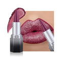 evpct Plum Purple Shimmery Metallic Lip Liner and Lipstick Combo, Cone Tip Lip Crayon for Women Long Lasting Waterproof, Shinny Hydrating Lipstick Makeup, Glitter Lips Liner Pencil for Shimmery Shade