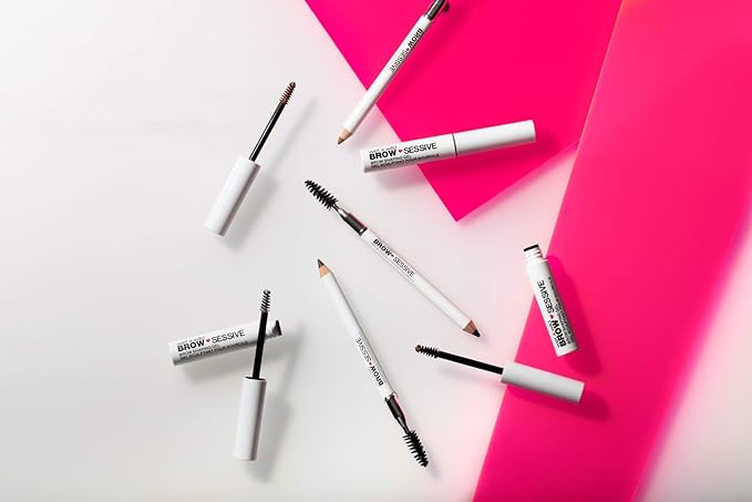 wet n wild Brow-Sessive Brow Pencil, Ultra-Precise Dual Ended Spoolie Brush for Perfect Buildable Blendable Shaping, Natural Lasting Shades for Every Brow, Cruelty-Free & Vegan- Medium Brown(Packaged)