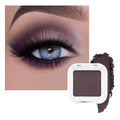Eggplant Purple Matte Eyeshadow Palette Makeup for Older Women Brown Eyes, Deep Dark Mauve Plum Purple Cream Eye Shadow Palette Single for Older Women Matte, Monochrome Long Lasting Eyeshadow