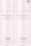 Meaningful Beauty Skin Softening Cleanser (Non-Foaming,Oil Free,Fragrance Free Wash),6 Fl Oz,(Pack of 2)