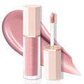 DEAR DAHLIA Petal Drop Liquid Blush (Softie) - Natural Dewy Glow Serum Blush, Buildable & Blendable, Sheer Watercolor Finish, Vegan Korean Makeup for Cheeks, 0.14 oz