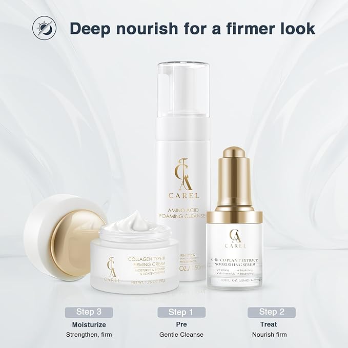 Peptides Collagen Firming Cream, Face Moisturizer with Advanced Peptide Complex and Ceramides for Skin Elasticity