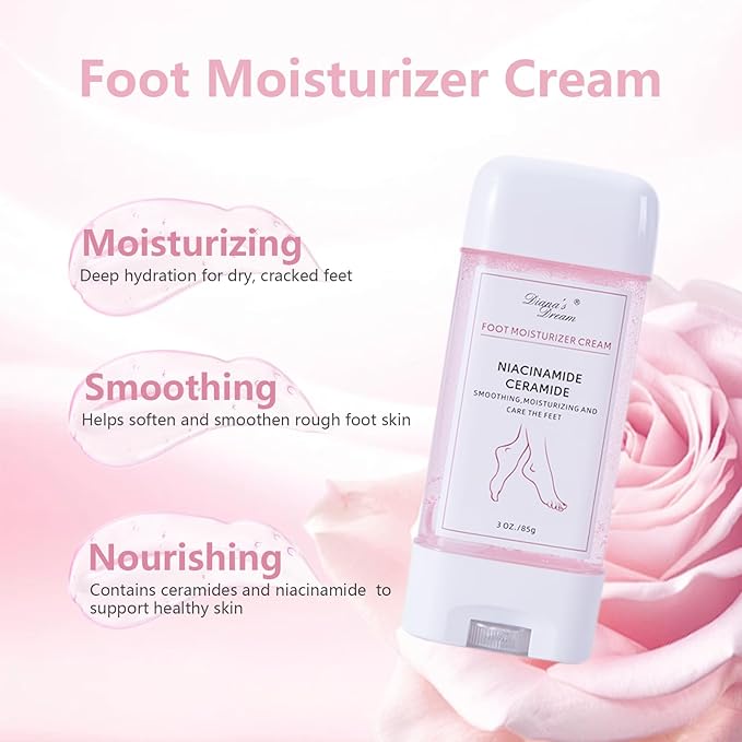 DIANA'S DREAM Foot Cream Foot Moisturizer, Dry|Cracked Foot Repair Ultra-Hydrating Foot Cream Moisturizer, Foot Repair Skin Healing Ointment for Cracked Heels and Dry Feet, 3 Oz