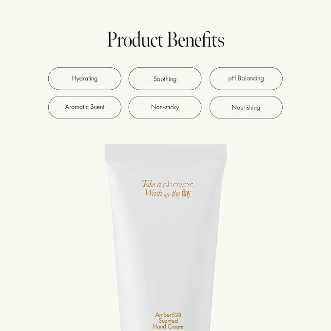 ANILLO Amber528 Scented Hand Cream – Vegan Moisturizer with Yuzu Extract, Hinoki Cypress Oil, Shea Butter & Ceramide – Amber Scent, Paraben-Free, 1.69 fl. oz