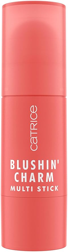 Catrice | Blushin' Charm Multi Stick | Creamy, Multi-Use Blush & Lip Tint | Buildable Dewy Finish | Vegan & Cruelty Free (020 Coral Cutie)