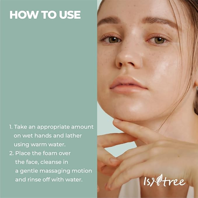 ISNTREE Mugwort powder wash 1g 0.03oz x 25ea | Mild peeling | Enzyme bubble cleanser | Soothes sensitive skin