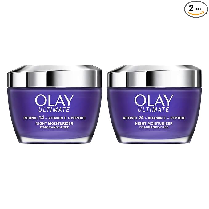 Olay Ultimate Retinol 24 + Vitamin E + Peptide Night Moisturizer (1.7 Oz, 2 Pk)