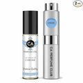 CA Perfume Duo Impression of Chrome For Men Perfume Layering Set Mens Cologne Long Lasting Travel Size EDP + Body Oil Roll-On Bottle 0.27 Fl Oz+0.33 Fl Oz