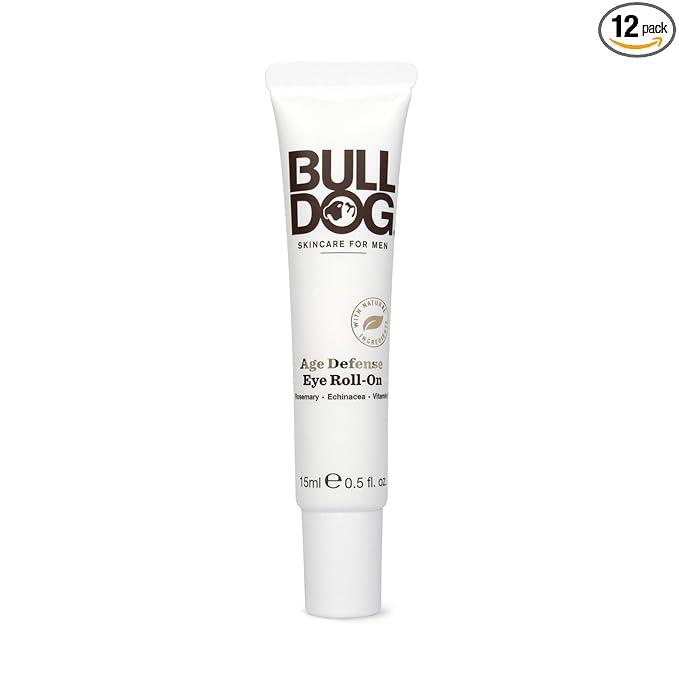 Bulldog Mens Skincare and Grooming Age Defense Eye Roll On, 0.5 Ounces