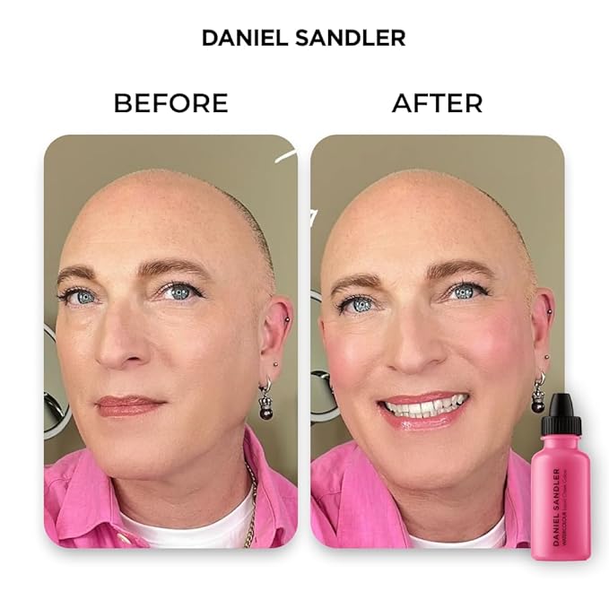 Daniel Sandler Watercolor Liquid Blush — Buildable, Blendable & Long-Lasting Liquid Blush for Cheeks, Lips, & Eyes — Lightweight & Water Resistant — For All Skin Types — Acid