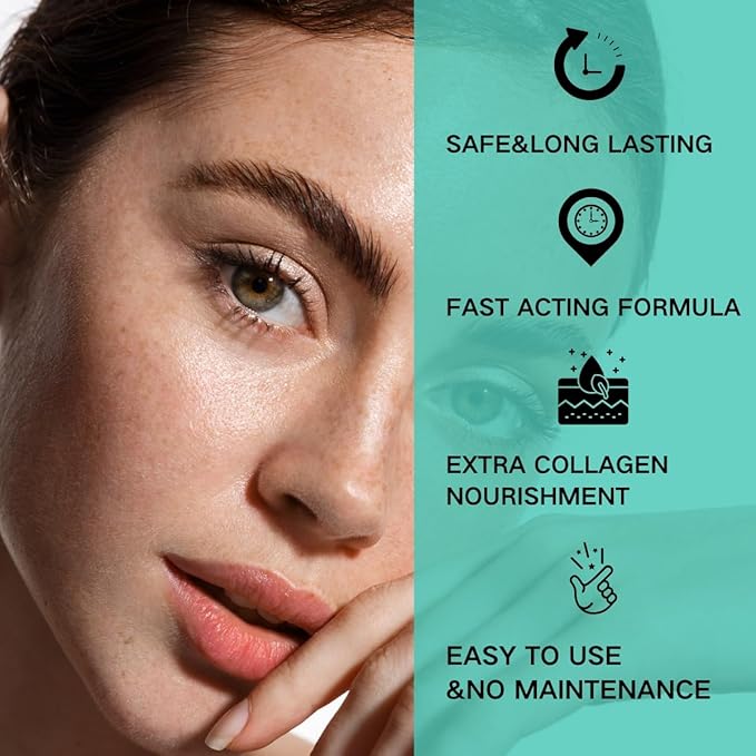 Lash Lift and Brow Lamination Kit Black Color, Professional 4 in1 Lash and Brow Perm Kit, 6-8 Weeks Long-lasting, for DIY or Professiona Use