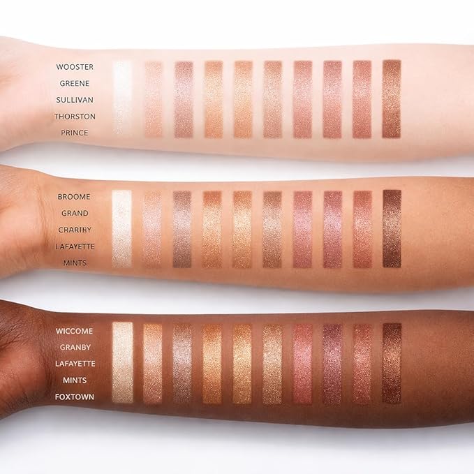 K'APEINE 14-Color Eyeshadow Palette, Matte & Shimmer Warm Neutral Nude, Highly Pigmented Blendable Long-Wear, Everyday Smoky Glam Makeup for All Skin Tones (03#)