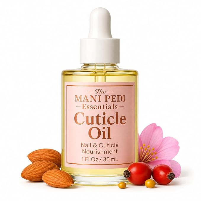 Nourishing Cuticle Oil enriched with Jojoba Oil, Vitamin E & Sweet Almond Oil. Manicurist's Choice for Healthy, Nourished Nails & Cuticles – 1 Fl Oz