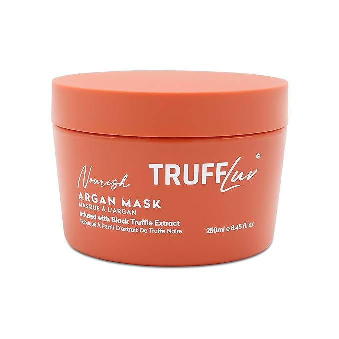 TruffLuv Argan Mask - Deep Conditioning Hair Mask - Hair Moisturizer with Black Truffle and Argan Oil - Enhances Elasticity and Texture - 8.45 oz
