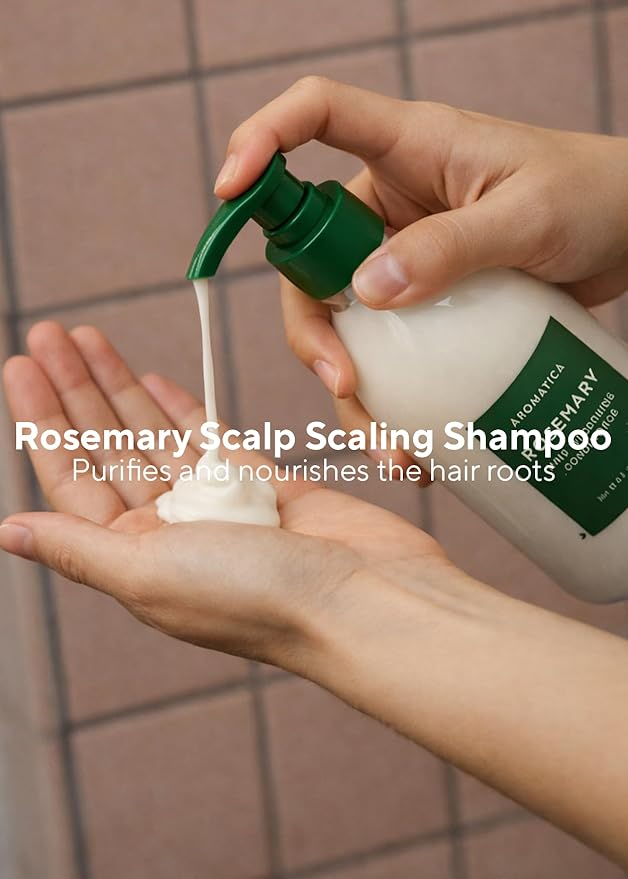 AROMATICA Rosemary Hair Thickening Conditioner, Vegan Hair Conditioner for Damaged Hair and Dry Hair - Moisturizing Conditioner, Silicone-Free (13.53oz/400ml)