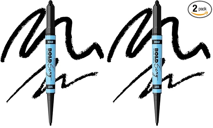 Black Radiance Bold & Sexy Gel Eyeliner,Waterproof Dual-Ended Retractable, Buildable & Blendable Smudge-Proof Smooth Matte Finish, Cruelty-Free & Vegan- After Hours (Pack of 2)