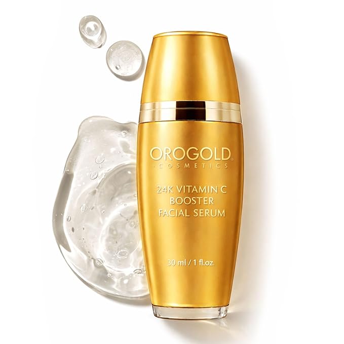 OROGOLD 24K Vitamin C Facial Serum - Anti Aging Face Serum with Gold - Improves Appearance of Fine Lines and Wrinkles - Contains Vitamin C, Vitamin E, Vitamin A - 1 Fl. Oz.