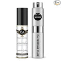 CA Perfume Duo Impression of Vetiver & Golden Vanilla Cologne Intense For Women And Men Perfume Layering Set Long Lasting Travel Size EDP + Body Oil Roll-On Bottle 0.27 Fl Oz+0.33 Fl Oz