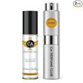 CA Perfume Duo Impression of Atlantide For Women And Men Perfume Layering Set Long Lasting Travel Size EDP + Body Oil Roll-On Bottle 0.27 Fl Oz+0.33 Fl Oz