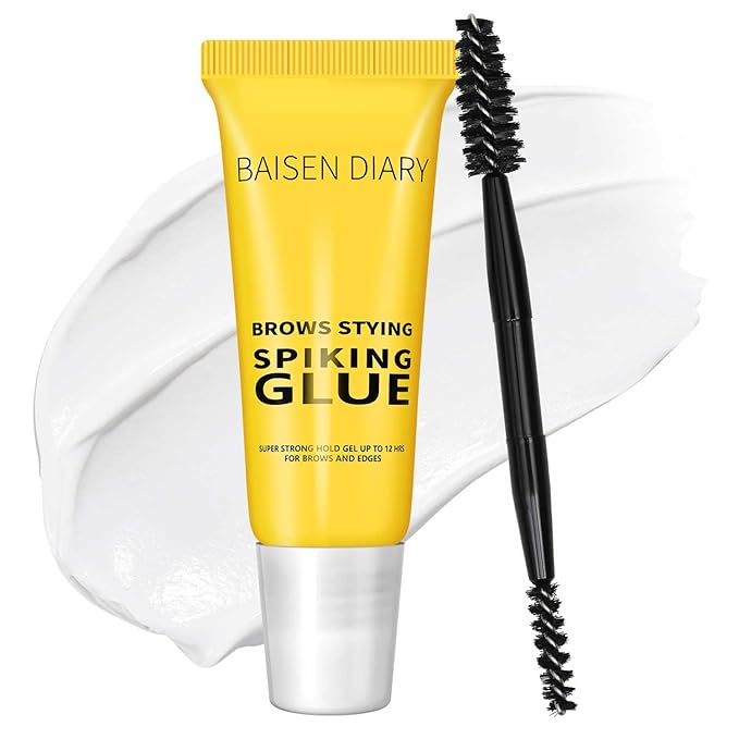 Brow Styling Spiking Glue - Clear Eyebrow Setting Gel, Brow Fix Gel for Long-Lasting Hold, Waterproof & Sweat-Proof Brow Gel, Flawless Natural Look, Ideal for Salon & Home Makeup Use