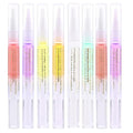 8pcs Cuticle Oil Pens Cuticle Nail Oil Cuticle Nail Nutrition Cuticle OilPen for Nails Moist Nail Repair Nail Care Essential OilMoist