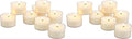 Stonebriar 192 Count White Unscented 6 to 7 Hour Extended Burn Time Clear Cup Tea Light Candles (Pack of 2)