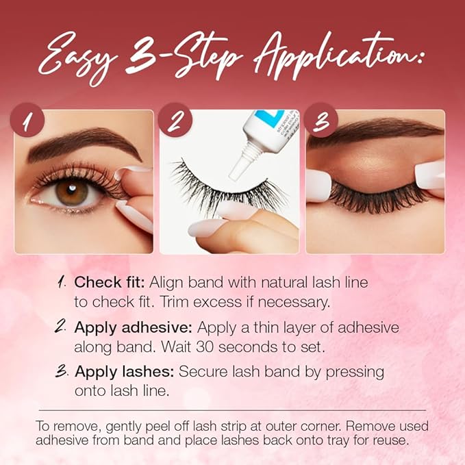 Ardell Doll Look Lashes - Innocent, Natural Volume, Comfortable Wear False Eyelashes for Everyday & Special Occasions, 4-Pack