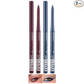 LANGMANNI 2Pcs Metal Colorful Eyeliner Pencil Set - Matte & Shimmer Eye Makeup,Smooth Use Long-Lasting & Waterproof Eyeliner Set(#07+08)