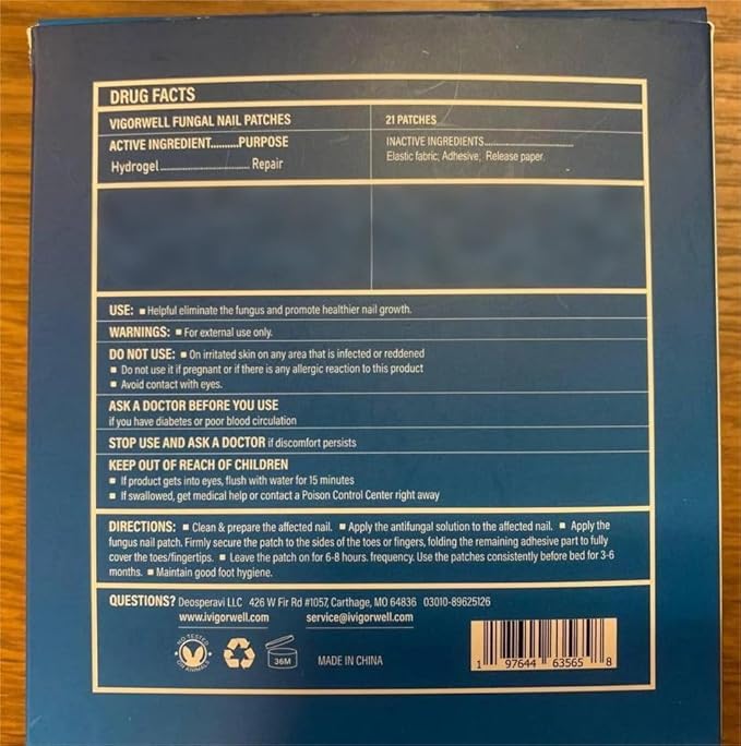 Small Nail Patches Extra Strength: 32 PCS Nighttime Hydrogel Patches for Overnight Repair - Visible Results in 8 Hours - Toenail Extra Strength