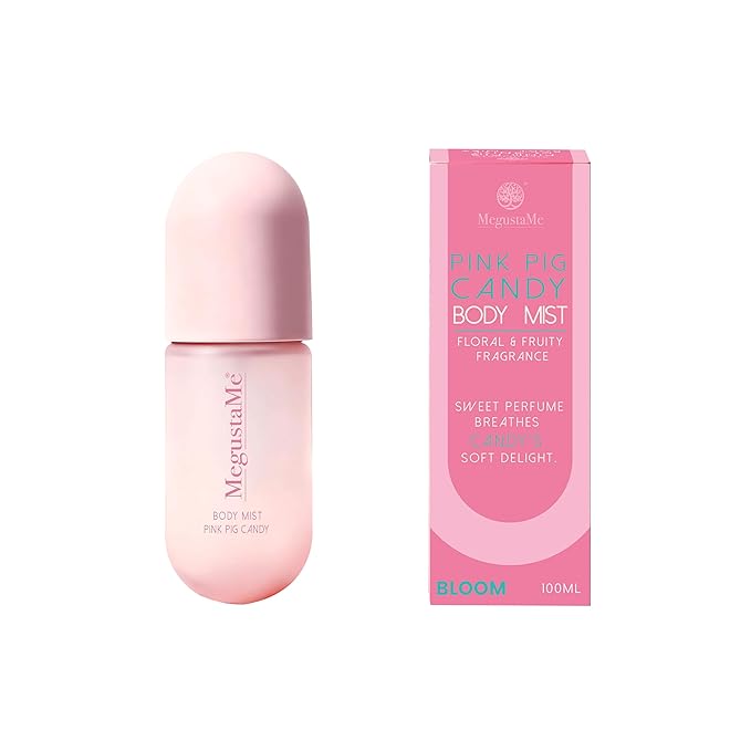 4D Pink Candy Body Spray for Women, Long Lasting Sweet Candy Fragrance Mist, Paraben & Phthalate Free, Lightweight Non-Sticky Daily Perfume, Skin Safe Girly Body Scent, Travel Size 3.38 fl oz