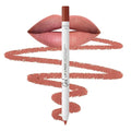 Lamel Gel Lip Liner Pencil - Nude - 2-in-1 Waterproof Lip Liner - 8-Hour Wear, Creamy Texture, Sharpenable, High Pigment - Provides Smooth Finish or Full Coverage - N.401