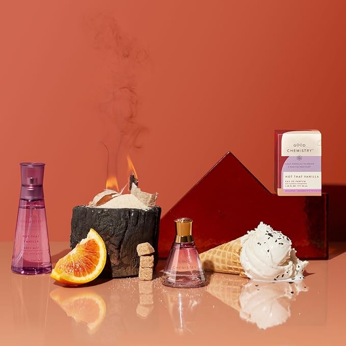 Good Chemistry Not That Vanilla Travel Spray 0.33 fl oz - Long-Lasting On-the-Go Perfume with Bergamot, Cocoa Bean, & Amber - Enchanting, Clean & Vegan