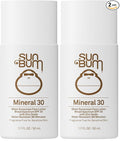 Sun Bum Mineral SPF 30 Face Sunscreen Lotion - Broad Spectrum and Fragrance Free Moisturizing Facial Sunscreen - Hawaii 104 Act Compliant (Without Octinoxate & Oxybenzone) - Travel Size - 1.7 oz