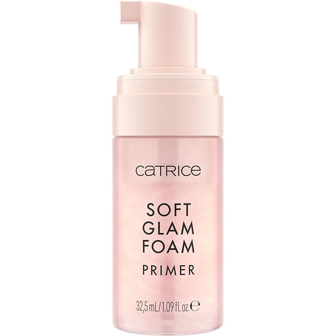 Catrice Soft Glam Foam Primer | Cloud-Like Texture with Radiant Glow | Lightweight, Non-Comedogenic | Vegan & Cruelty Free